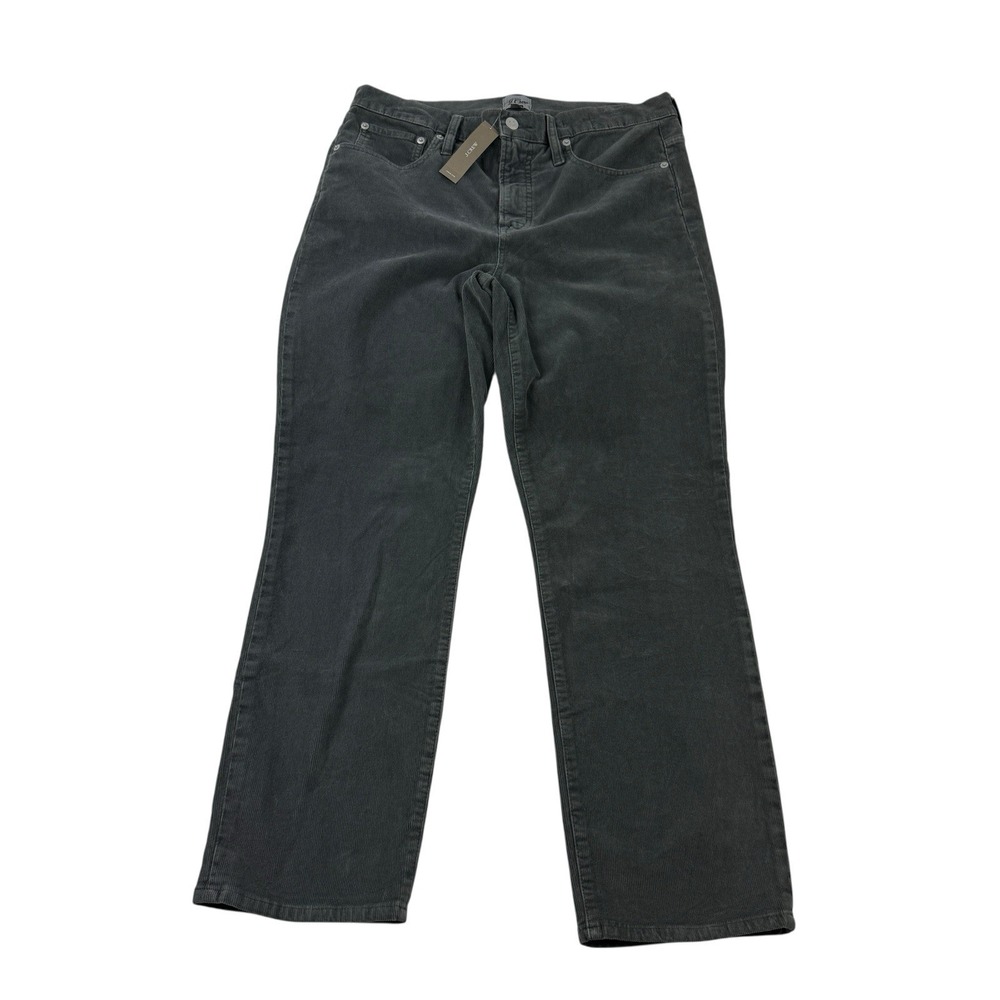 J.Crew Gray Corduroy Slim Straight 5 Pocket Pants 31x27 NWT Vintage Fit